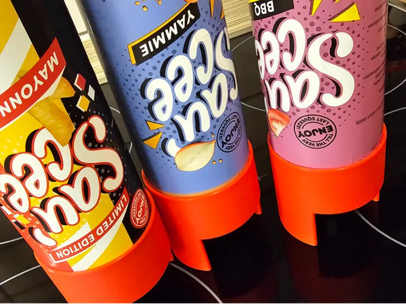 Yammie Saucen Ständer alte Flasche