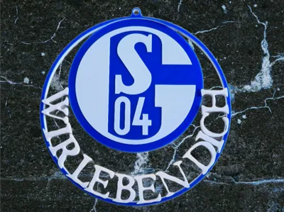 Door Wreath Schalke 04 We Live You