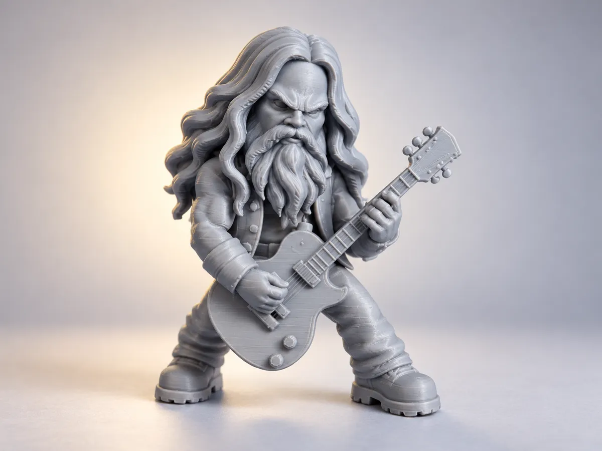 Q版摇滚传奇系列 - Zakk Wylde - 免费 3D 打印模型 - MakerWorld