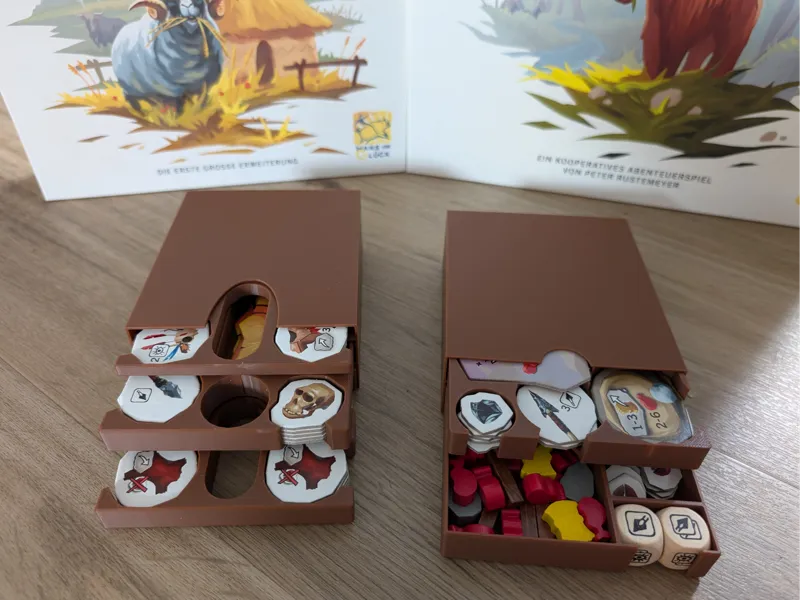 Paleo Token Holder for board game + expansion