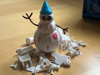 horror snowman