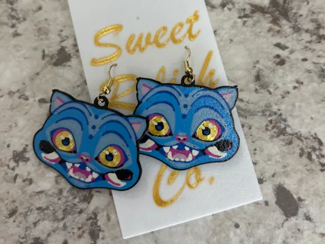 KPOP Demon Hunters Derpy Tiger Earrings