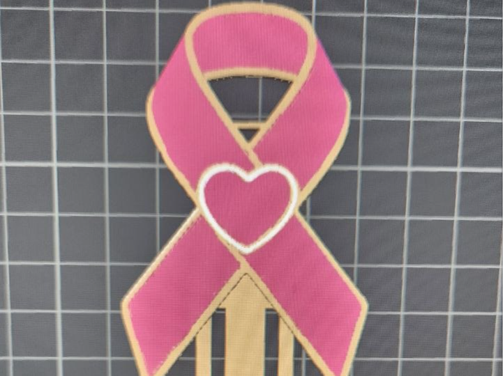 MARCAPAGINA LAZO ROSA - CONTRA EL CANCER - 1