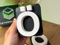 3D Buchstabe „Ö“ – LED-fähig & Teil der A–Z Serie