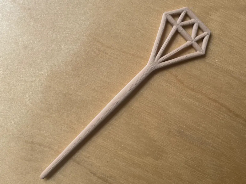 Fermaglio Capelli Diamante – Minimal