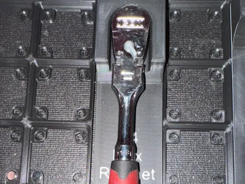ICON 1/4 Flex Comfort Grip Ratchet (Gridfinity)