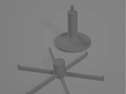 spinning keychain rack