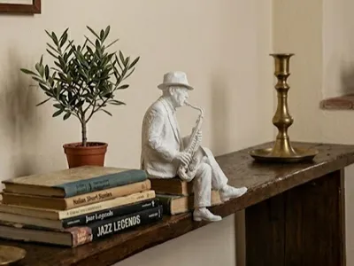 Man with Saxophone
