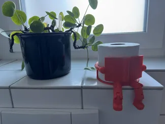 Toilet gnome or paper roll holder gift