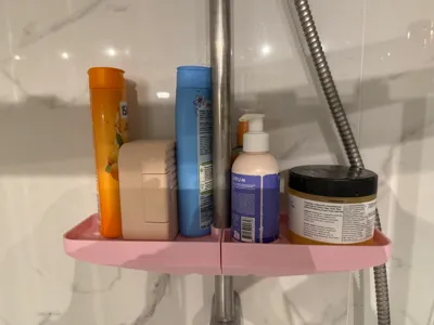 Shower Shelf Designed for a 22 mm Shower Pipe