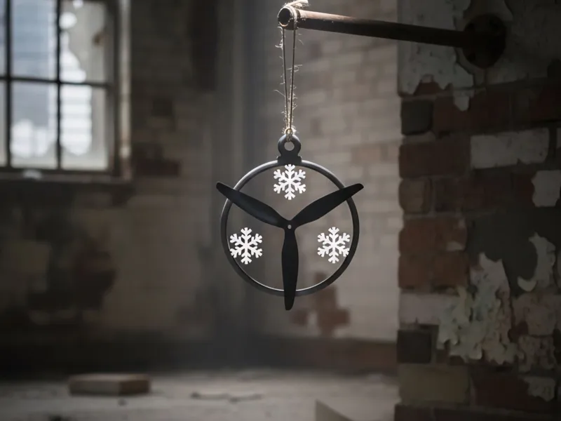 Drone Propeller Christmas Decoration