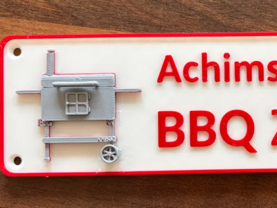 BBQ Schild 