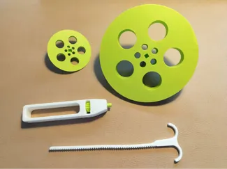 Spinning Tops for Pull Copter Hardware