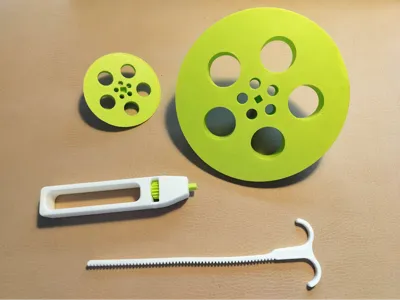 Spinning Tops for Pull Copter Hardware