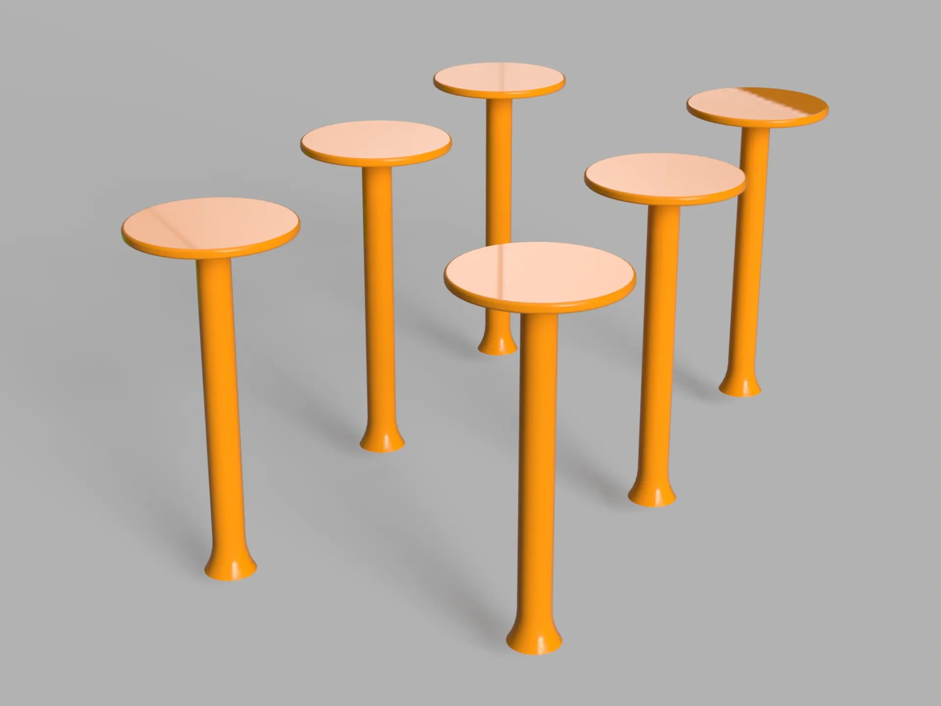 Miniatura 4 do modelo 3D I型沥水架和托盘，倒挂杯架