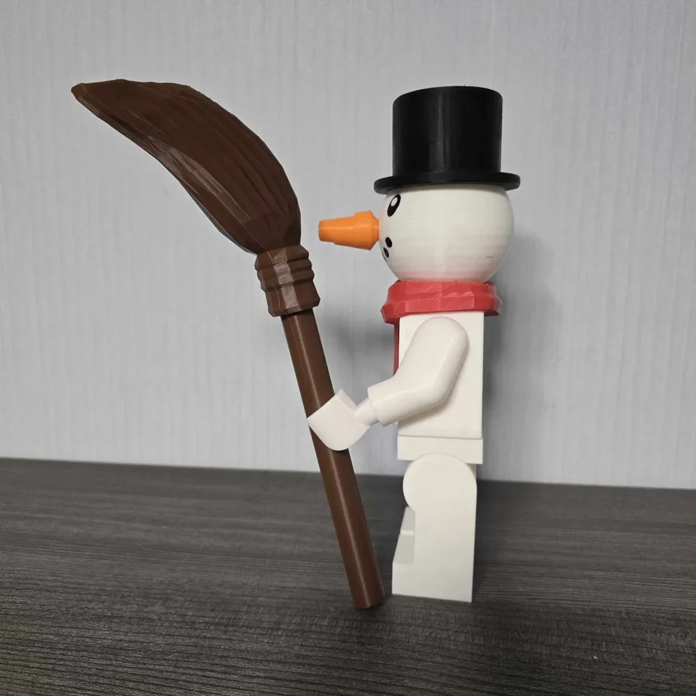 First Snow Man Model Snowman * 500% ~25 cm - Free 3D Print Model - MakerWorld