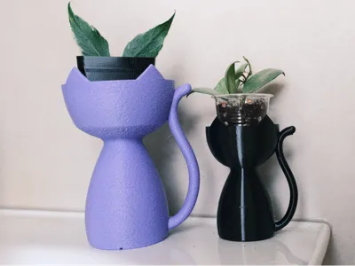 Cat Vase