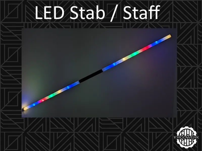LED-Stab / Schwert / Lichtschwert / LED-Fackel