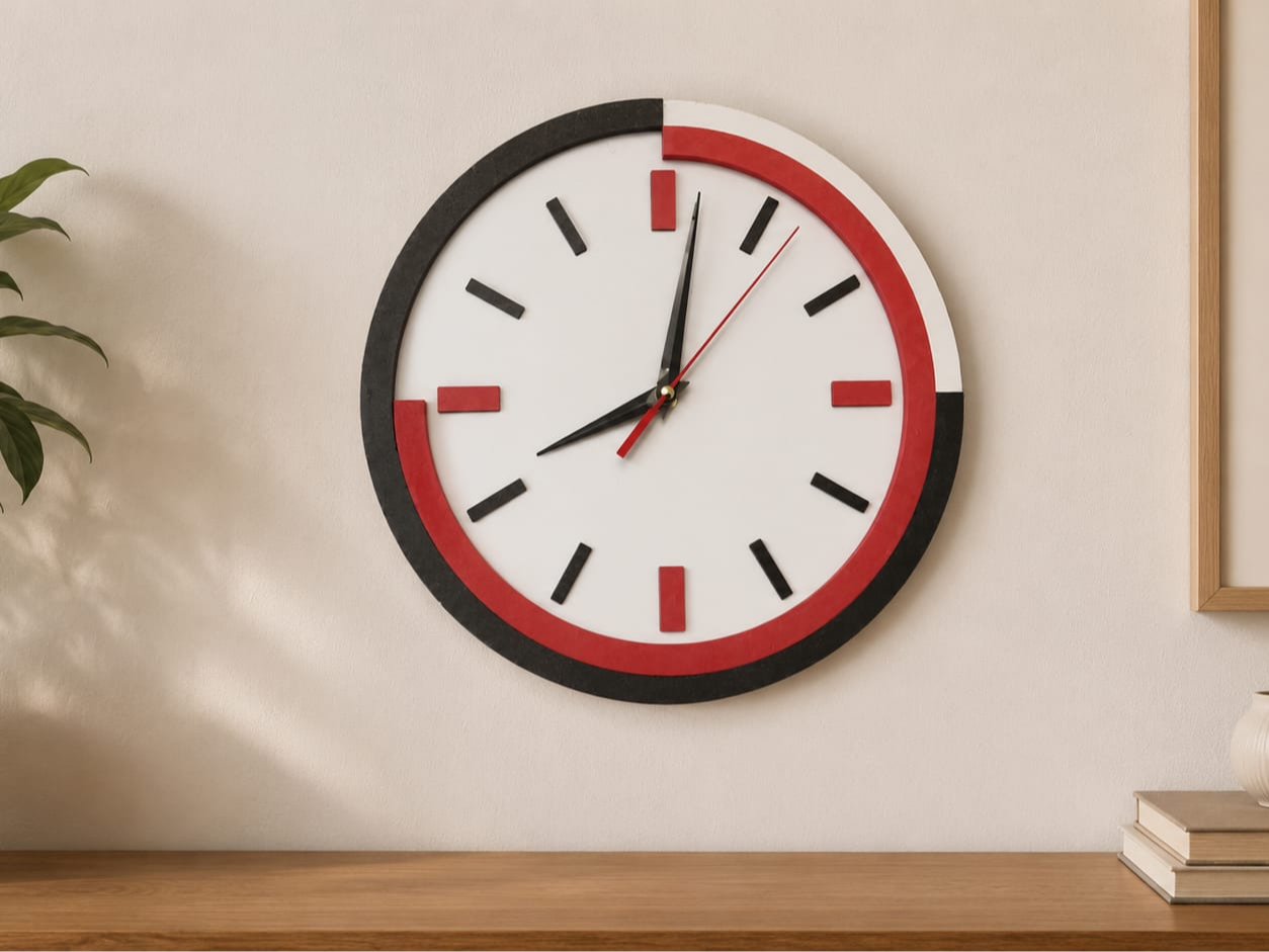 Modern Minimalist Wall Clock