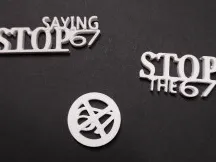 Anti 67 keychains