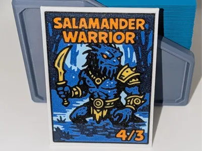 4/3 Salamander Warrior Token MTG