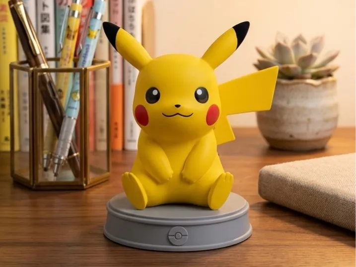 pikachu fan-art figure (low-poly/ smooth hybrid)
