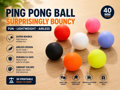 Ping Pong Ball – Surprisingly Bouncy