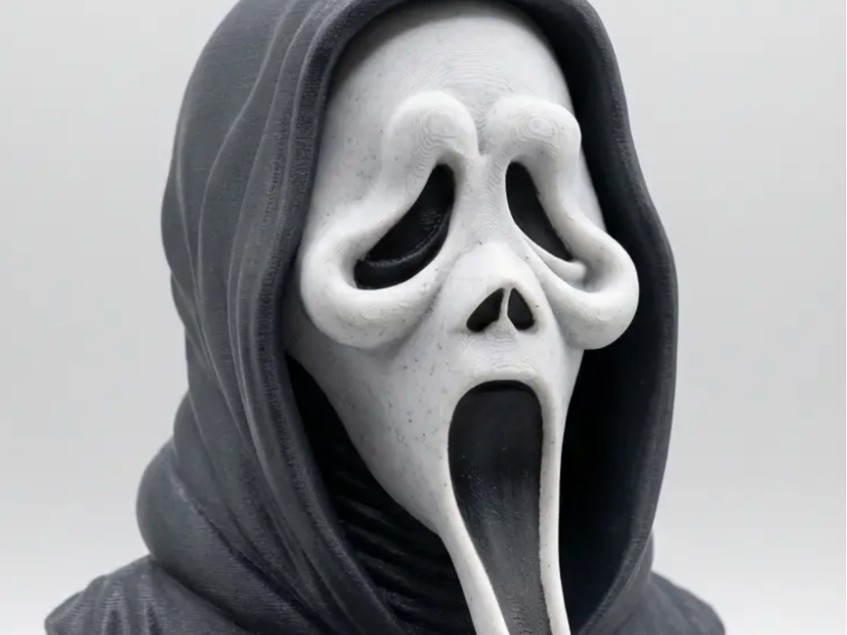 Scream Ghostface mask bust