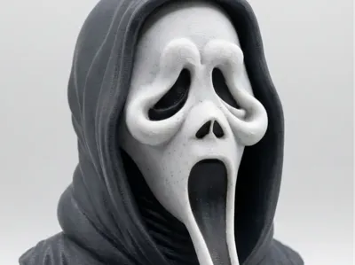 Scream Ghostface mask bust