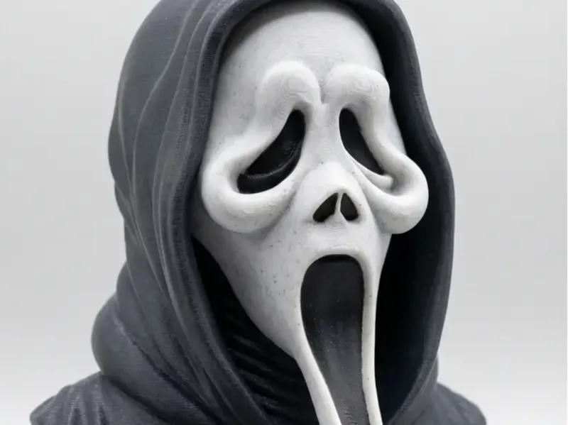 Scream Ghostface mask bust