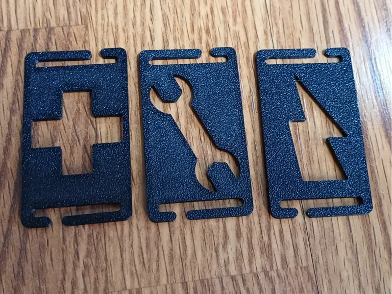 Hollow Molle Tags