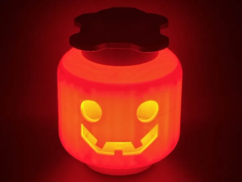 Brick Jack O' Lantern