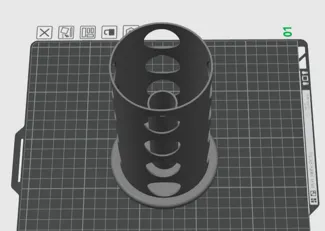 Creamer Tree with integrated coffee stirrer holder