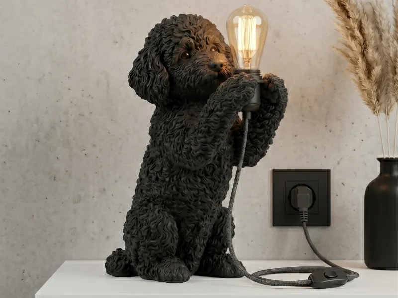 Poodle Lamp