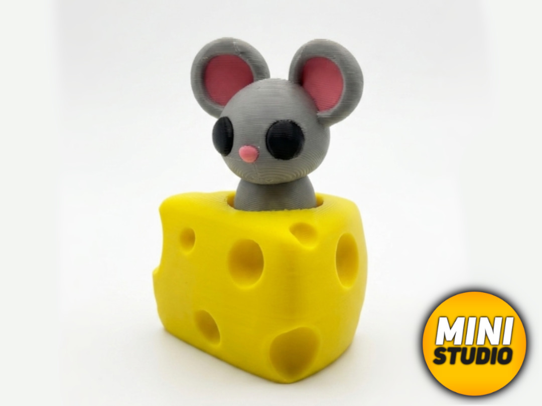 Miniatura 1 do modelo 3D Cheese Clicker + Keychain Version