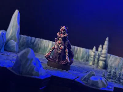 Rogue miniature (Supportless - FDM Friendly)