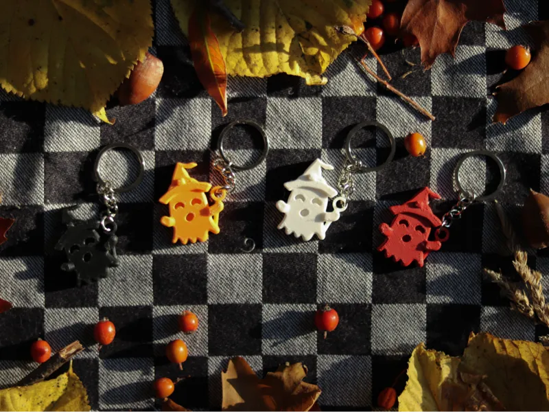 Witch Ghost Keychain | Autumn Series | Halloween