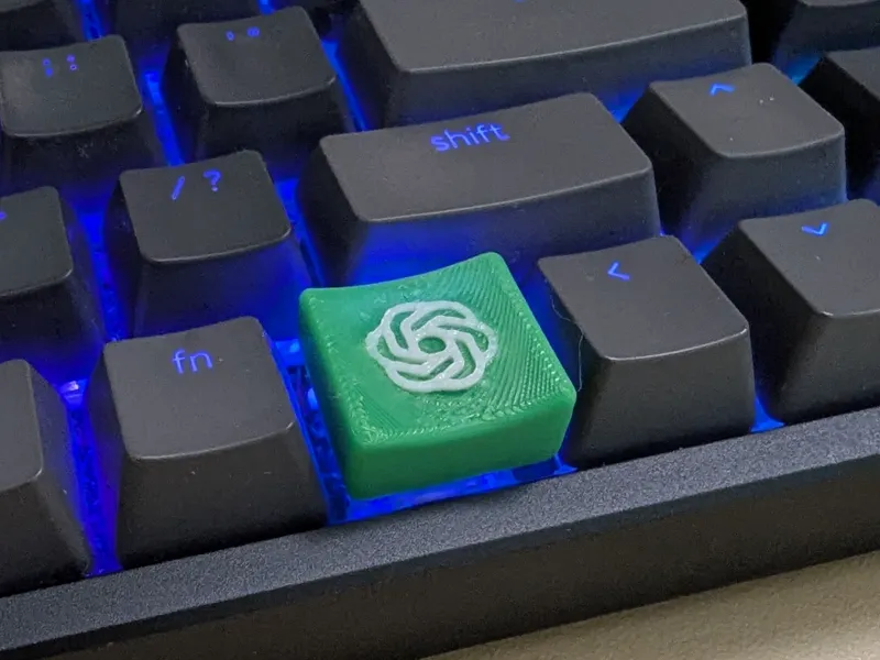OpenAI ChatGPT Logo Keycap
