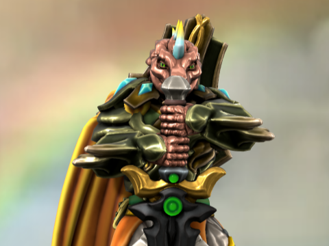 Shedinn, the draconid paldin