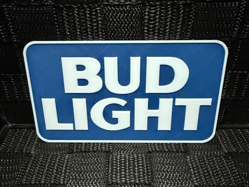 Bud Light Logo - Hueforge