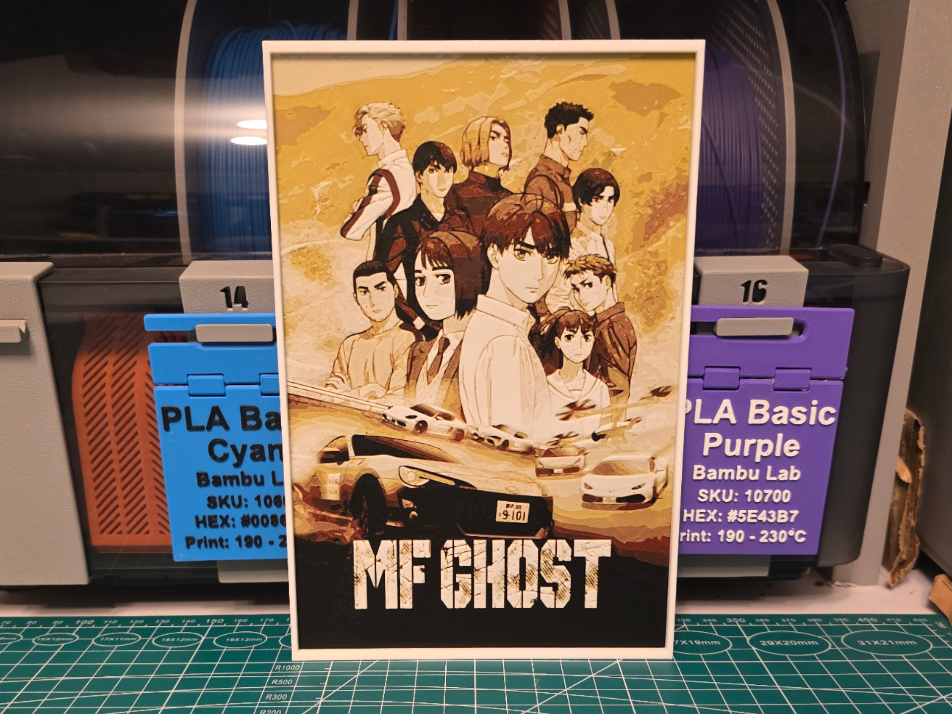 MF Ghost Anime Poster - Hueforge Art