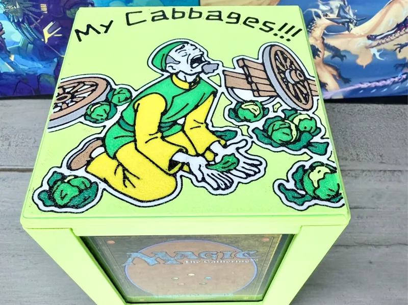 MTG EDH Commander Deck Box - ATLA - My Cabbages!!!