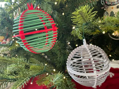 Christmas Filament Ornament