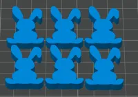 Easter Bunny Magnets (6)