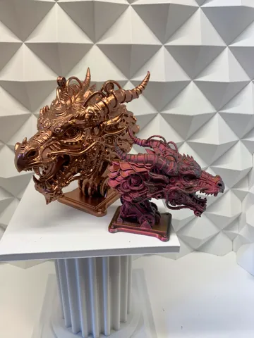 Adorno temático: steampunk dragon skull — vista de referencia 2