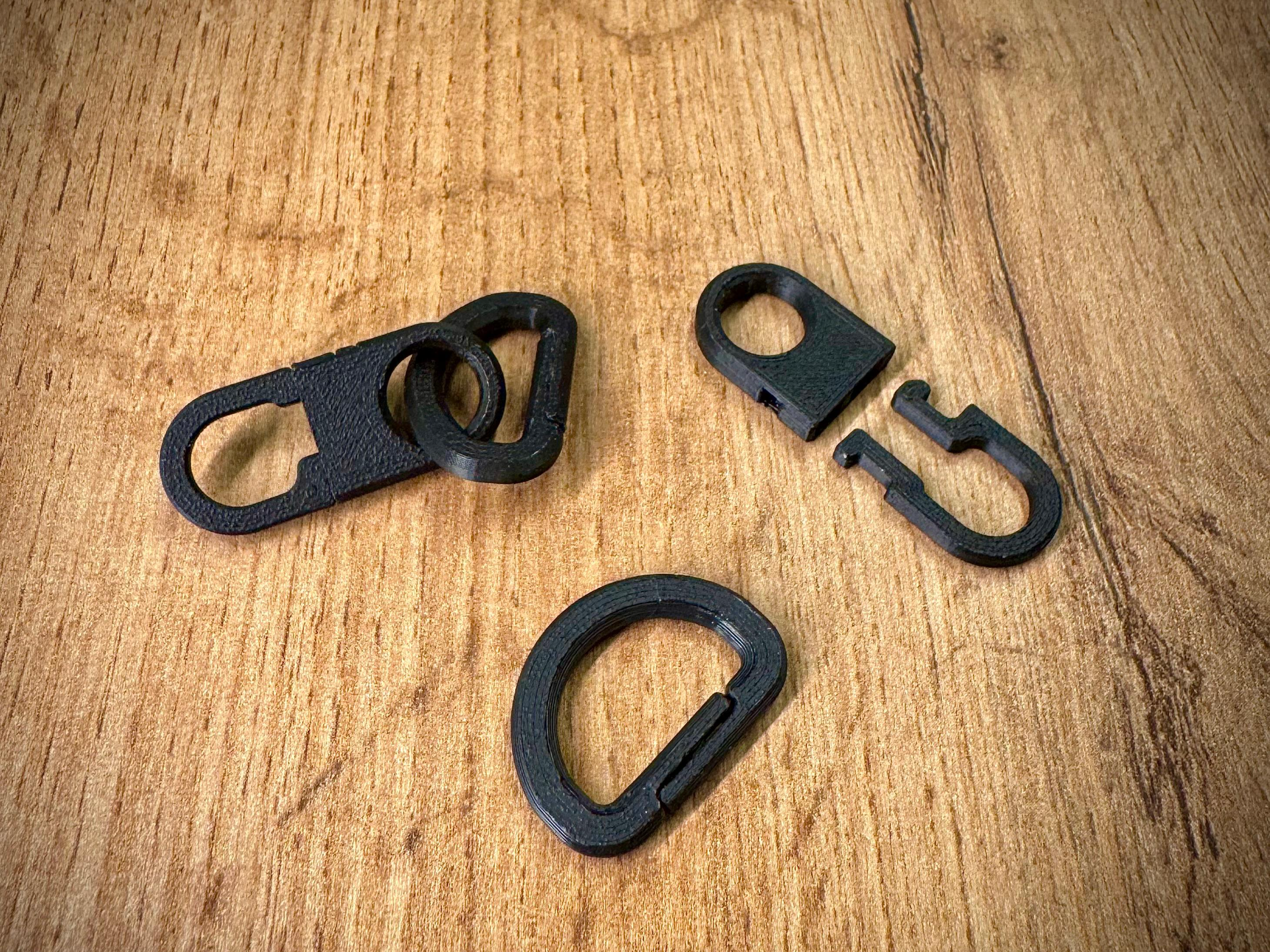 D-Ring and Click Connector for Lanyards and Badges