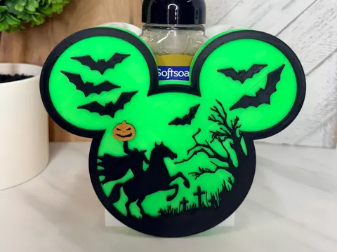 Adorno temático: Interchangeable Cover - Mouse Head Pumpkin Rider — referencia de MakerWorld