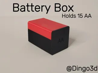 Battery box, holds 15 AA
