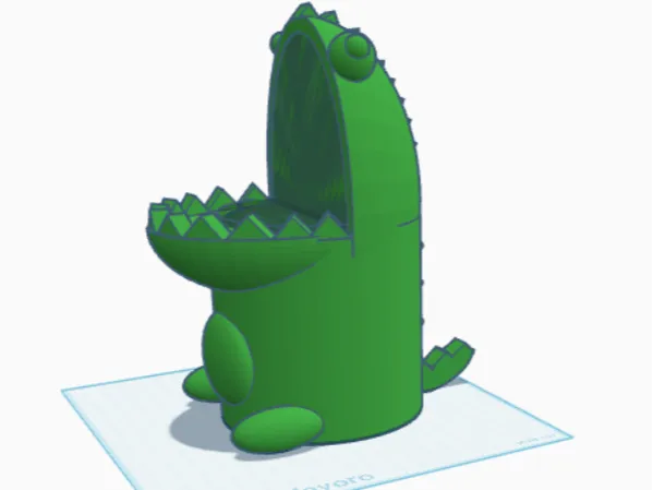 portapenne dinosauro