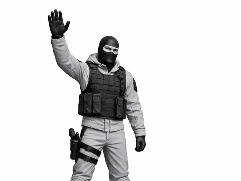 Soldier from Pavlov VR